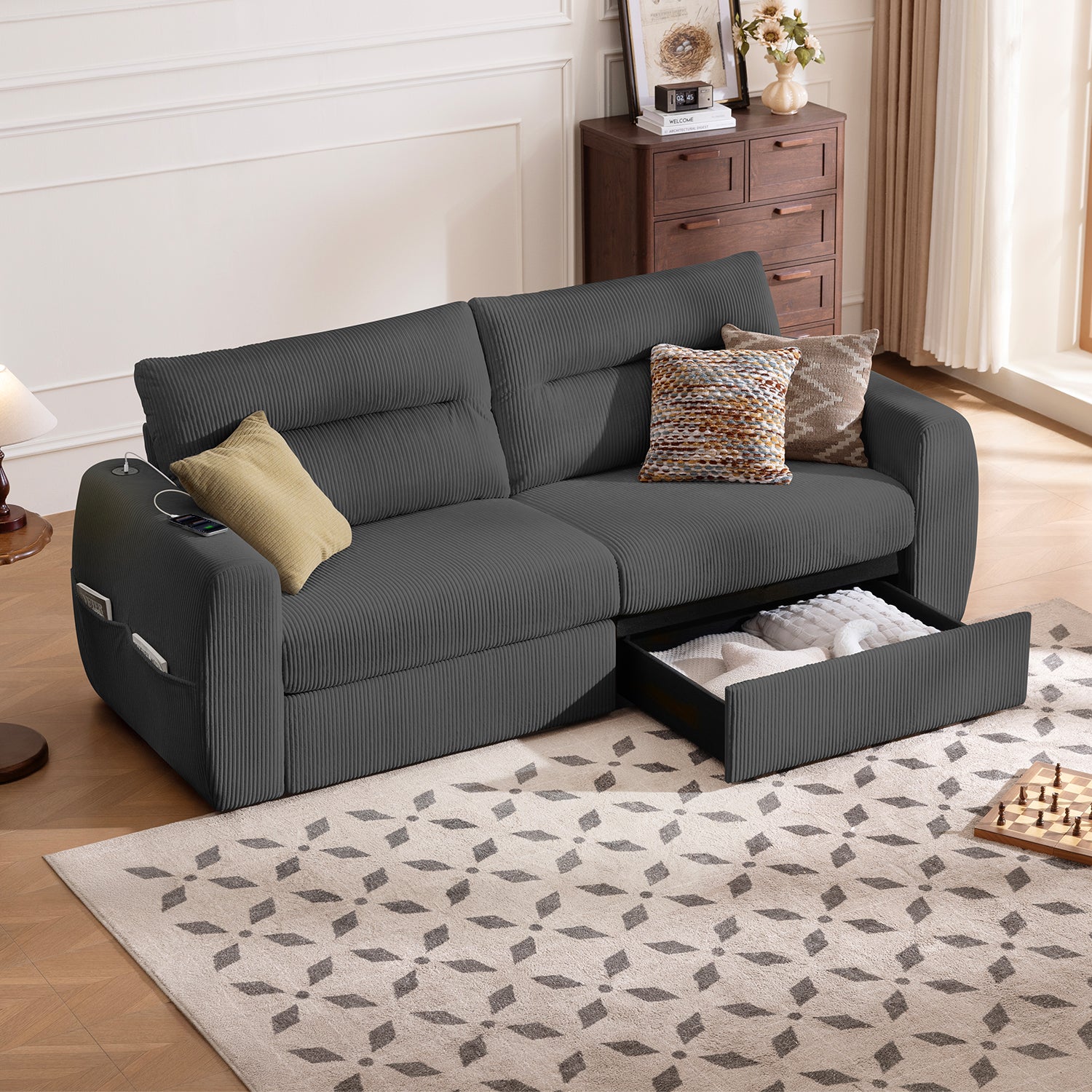 COVE Storage Loveseat Sofa