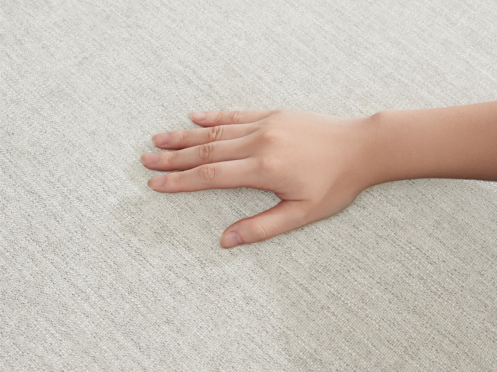 MONARCA Chenille 3 Seats with 3 Ottomans