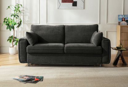 LUMI 2 - in - 1 Queen Sleeper Sofa with One - Pull Bed, USB Charging & RGB