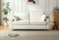 LUMI 2IN1 Queen Size One-Pull Sofa Bed - White
