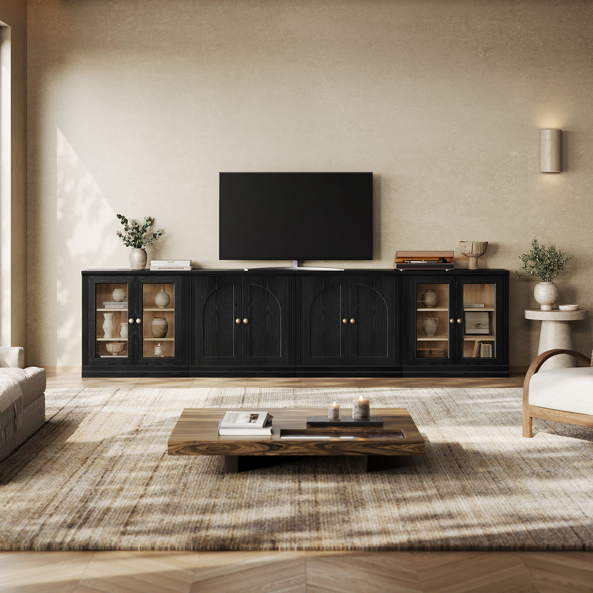 MONOS 4-Piece Base Cabinet Set 17 – Display + Door