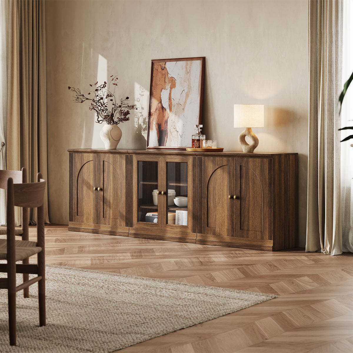 MONOS 3-Piece Base Cabinet Set 13 – Door + Display